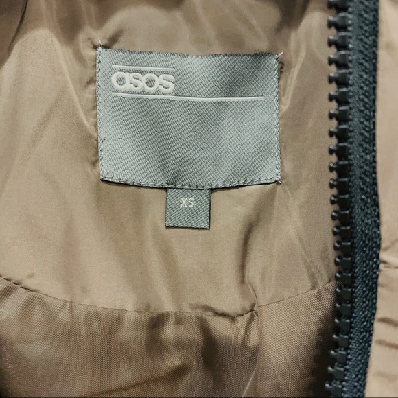 ASOS Men’s Overhead Windbreaker in Green & Black - Picture 3 of 4